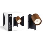 D'Lite Luz De Pared Prisma Metal Cobre | IP20 - Apta para 1x GU10