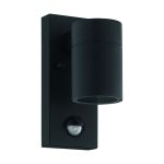 Eglo Luz De Pared Riga 5 Acero Negro 2W 250lm - 830 Luz Cálida | IP44 - Sensor De Movimiento