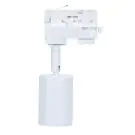 Noxion Foco En Carril 3 Fases Aluminium Blanco | Apta para 1x GU10