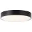 Brilliant Slimline Luz de techo Metal Plástico Negro Blanco 22W 2400lm - 830 Luz Cálida | 330mm