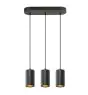 SLV Asto Aluminium Negro | Apta para 3x GU10