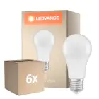 Multipack 6x Ledvance Classic LED E27 Pera Mate 14W 1521lm - 827 Luz muy Cálida | Regulable - Reemplazo 100W